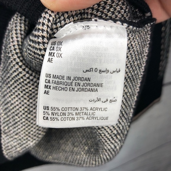 NWT Charter Club Box Pattern Sweater Sz 0X - Picture 4 of 5